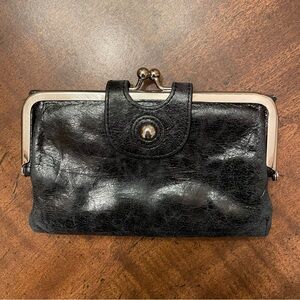 EUC HOBO Leather Wallet / Coin Purse - Black